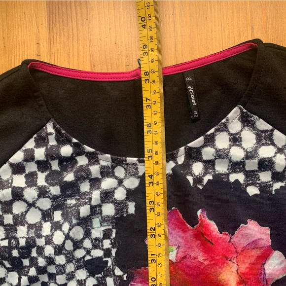 SMASH! Midi dress, art to wear style, Sz XL NWOT - Picture 6 of 6